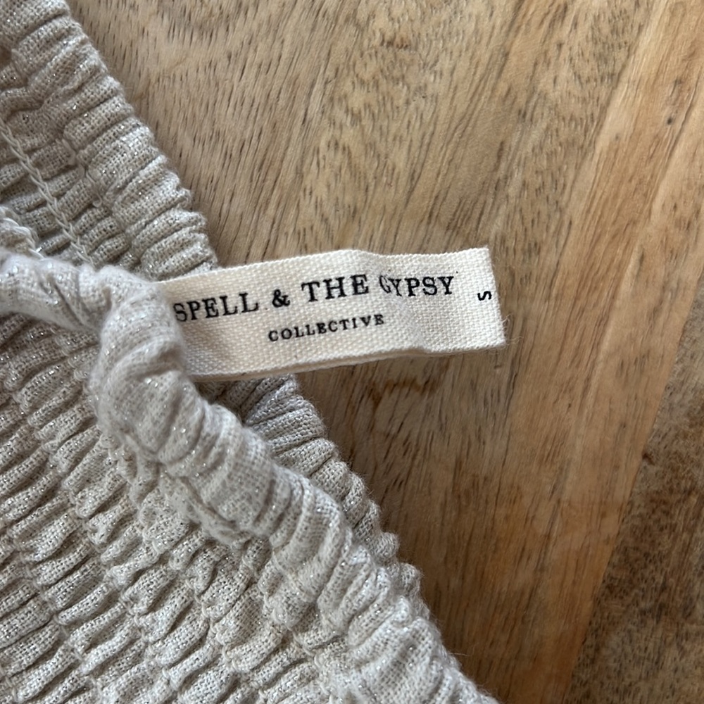 Spell & The Gypsy Mini Skirt Sand S
